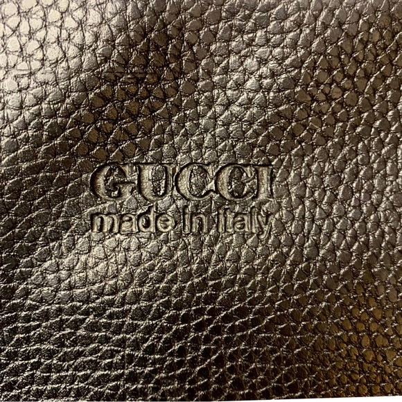 Black Leather GUCCI Crossbody Bag Shoulder Bag - Picture 3 of 16